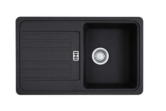 Zlewozmywak granitowy Franke jednokomorowy – onyx czarny, NOWY !