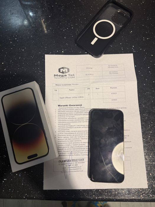 iPhone 14 Pro 128 gb Gold 100% sprawny