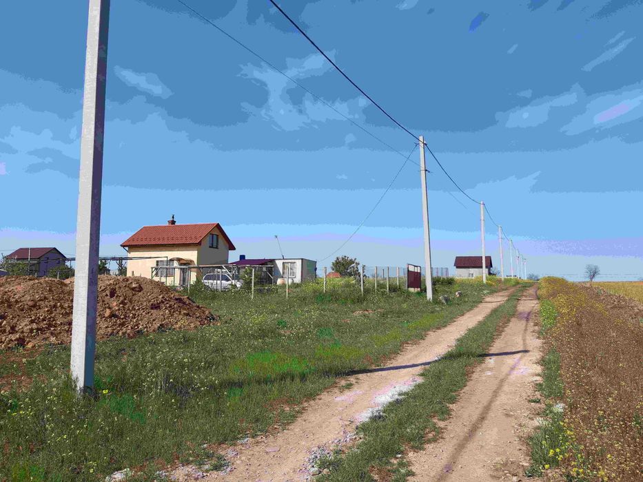 Участок с видом на море и лиман