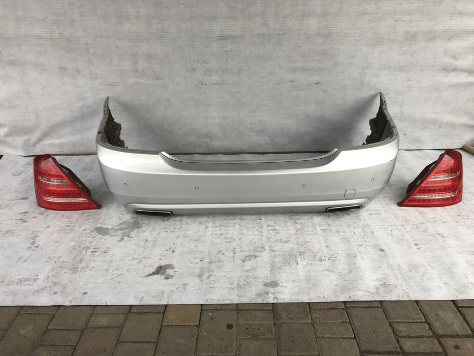 Бампер Mercedes w221 s class задній рестайлінг в наявності