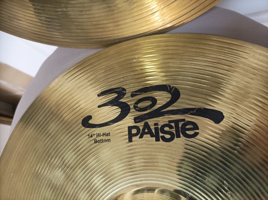 Statyw hi hat Mapexa plus blaszki Paiste 302