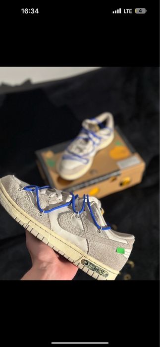 Nike dunk w kolaboracji z OFFWHITE lot32