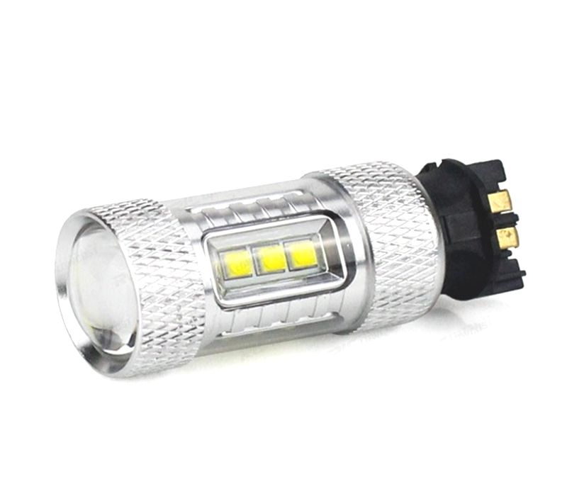 LÂMPADA LUZES DIURNAS PW24W OU PYW24W 80W 16SMD CANBUS