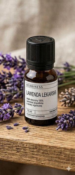 Olejek eteryczny Herbiness Lawenda Lekarska 15 ml