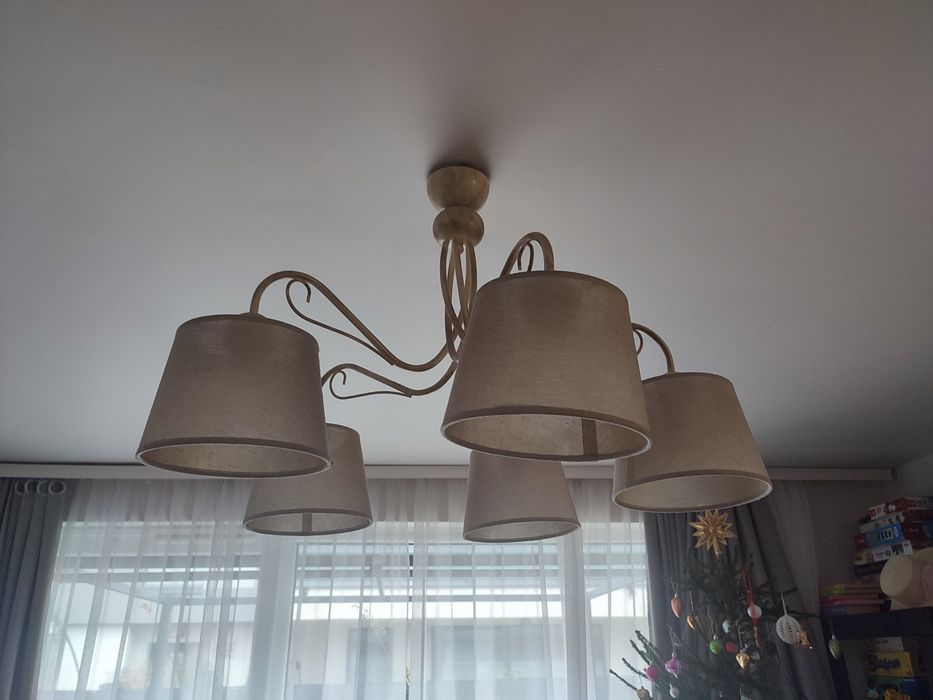 KAMILA 5 żyrandol 5-ramienny 11354/J + lampa wisząca