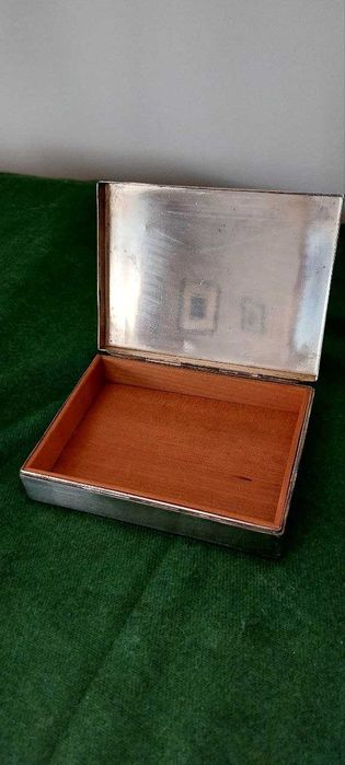 Металлическая коробка. Серебрение. Бельгия.