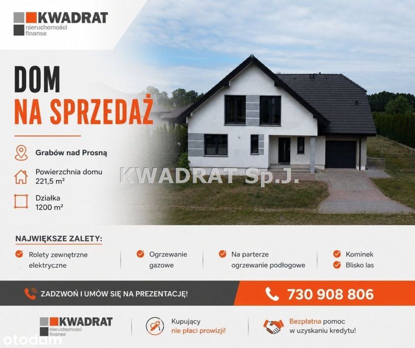 Przestronny dom jednorodzinny Grabów Wójtostwo