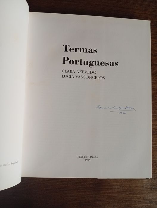 livro "Termas Portuguesas"