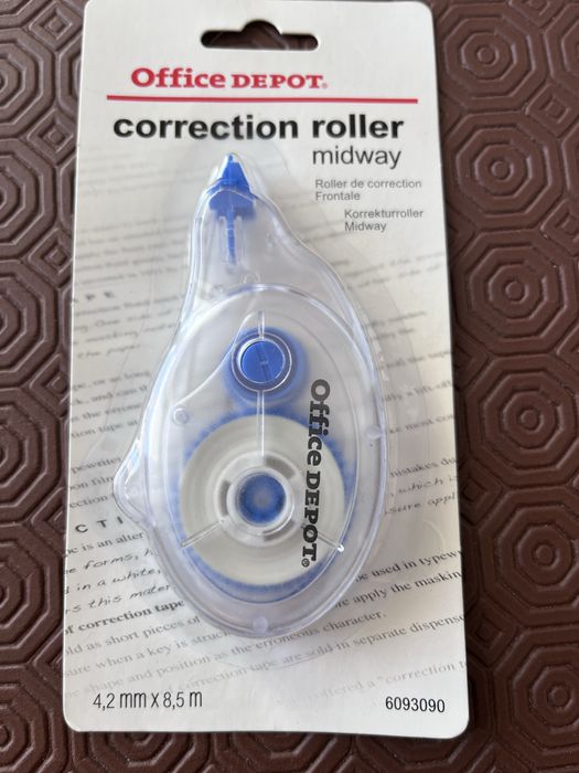 Corrector fita, Office Depot