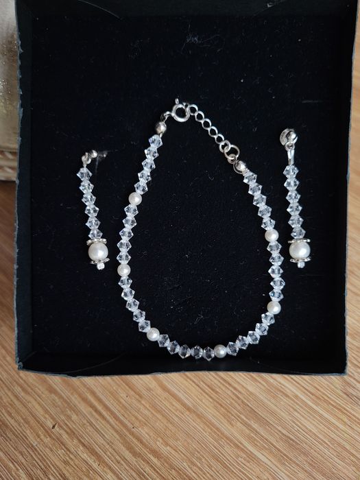 Ślubny zestaw biżuterii