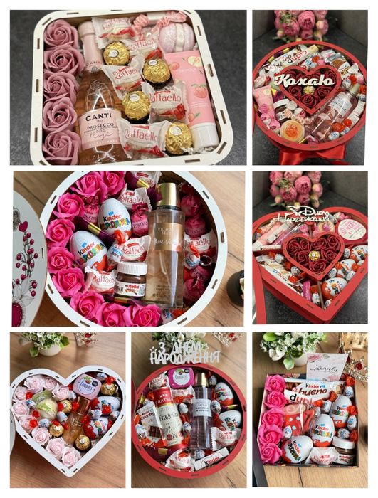 Подарунковий набір Подарунковий бокс Подарунок серце Корпоративний