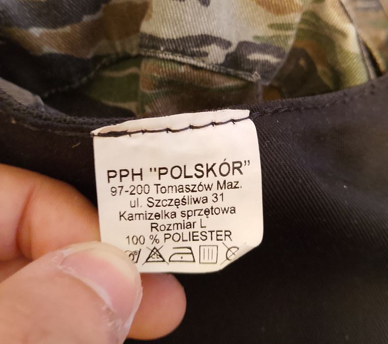 kamizelka taktyczna  polskór