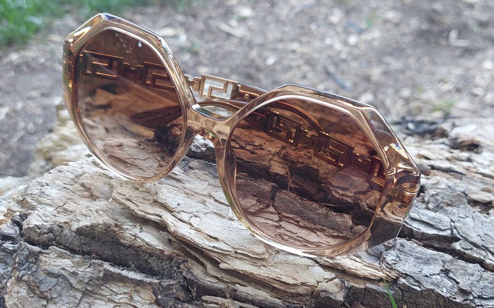 Duże damskie okulary przeciwslonieczne 4395 od Versace!