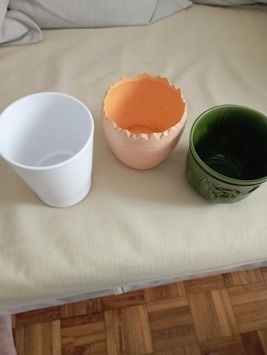 Conjunto de 3 vasos