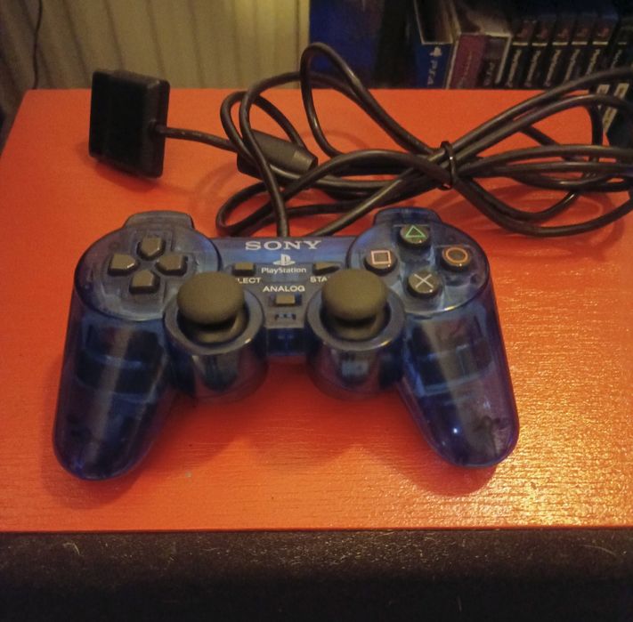 Oryginalny pad Sony DualShock 2 PS2 – Ocean Blue – stan bardzo dobry
