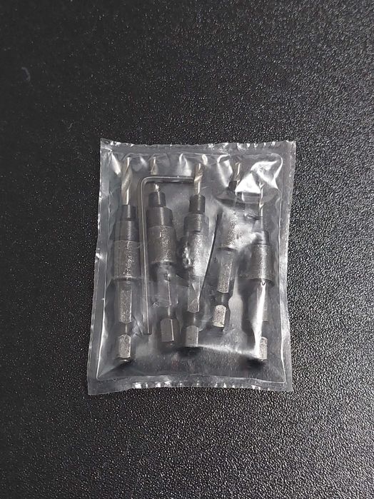 5 Broca escariadora 2 / 2,3 / 2,8 / 3 / 3,5 mm Novo