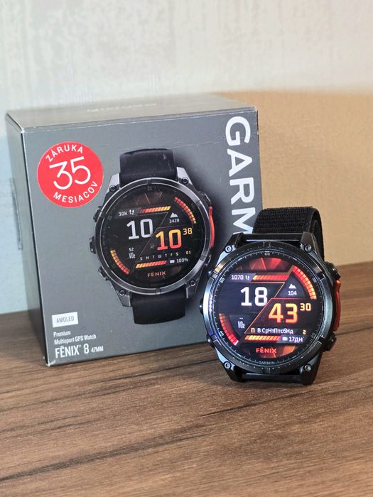 Преміальний годинник Garmin Fenix 8 Amoled 47 мм в ідеальному стані