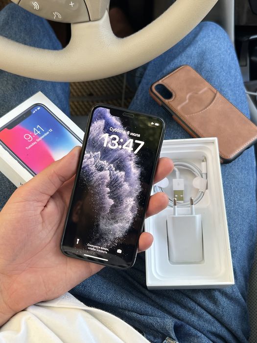 Iphone x 64 black 100%