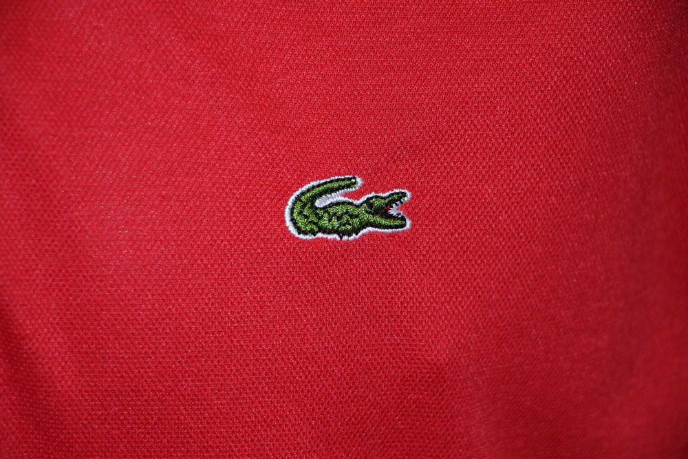 Червоне поло Lacoste