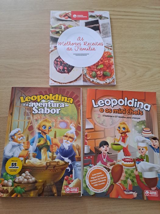 Livros de culinaria e doçaria