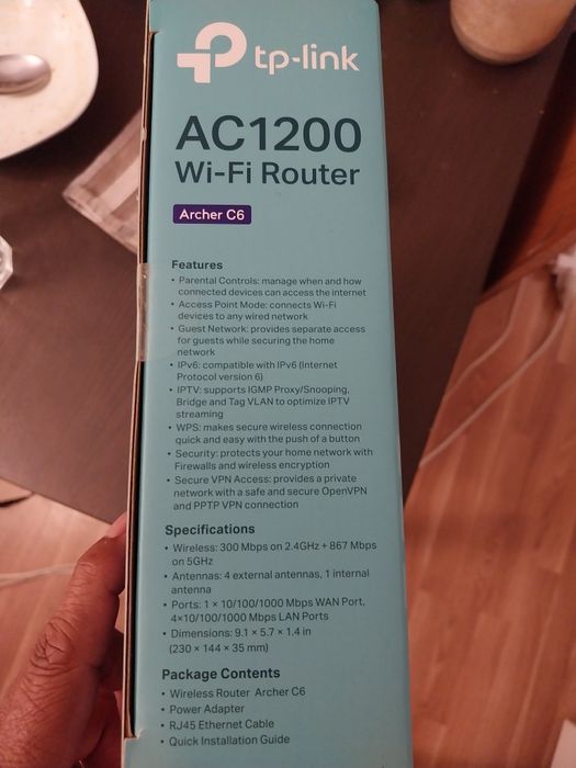 Roteador WI-FI tp link AC 1200