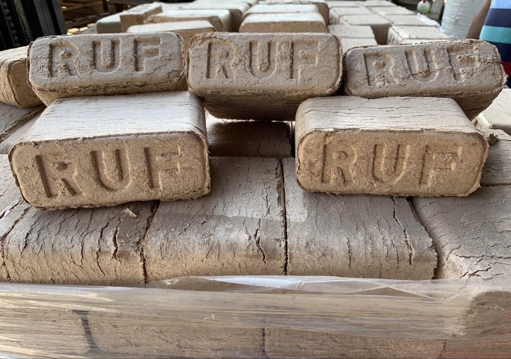 Паливні брикети RUF РУФ в наявності є доставка