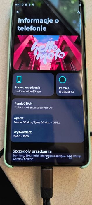 Sprzedam telefon Motorola 40 edge neo
