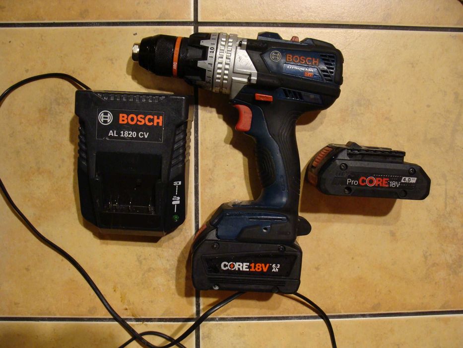 Wkrętarka BOSCH GSB 18 VE-EC 6,3Ah 4Ah CORE