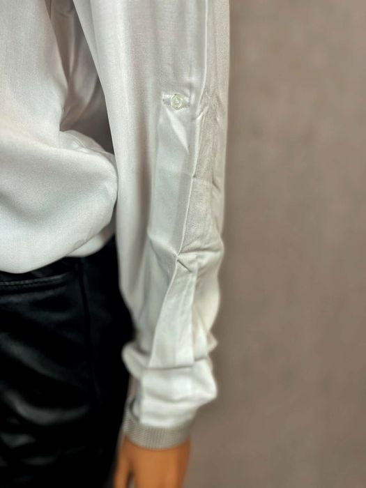 Bonprix bluzka damska 38 oversize wiskoza dekolt V koszulowa