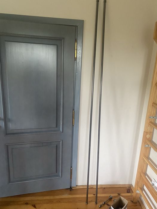 Karnisz podwójny metalowy