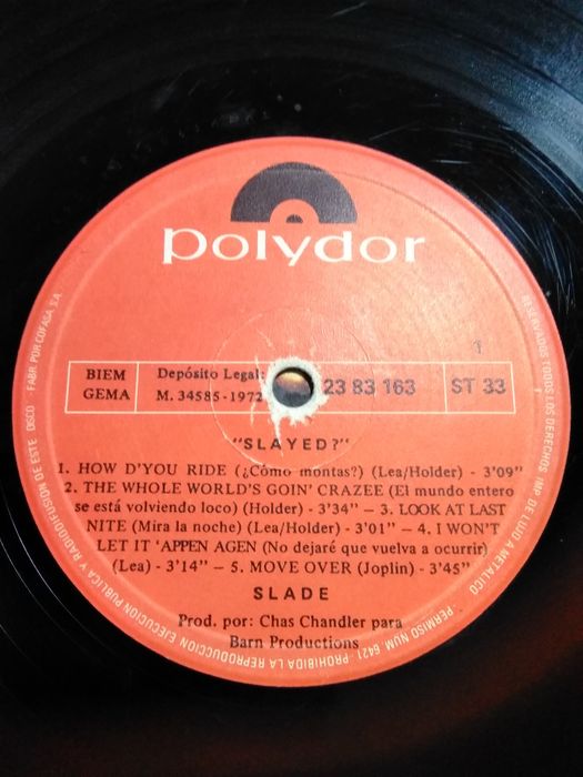 Vinil - Slade " Slayed?"