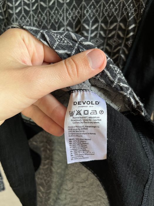 Devold Merino Wool Термобілизна Кофта З Вовни Шерсті Мериноса Трекінгова Туристична