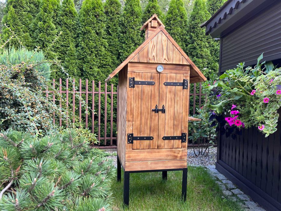 Wędzarnia ogrodowa drewniana TOKO