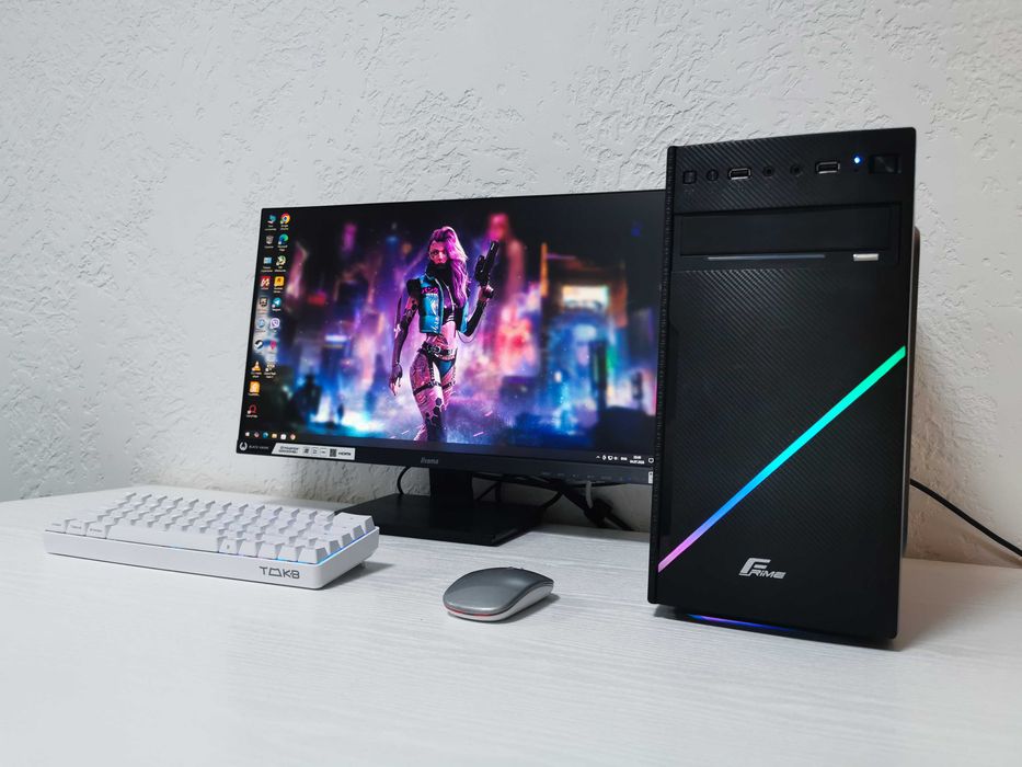 Бюджетний ігровий ком'ютер! ПК на Intel Core i7-3770T (4/8 ядер), Nvidia GTX 1650 4gb, 16gb RAM, 160gb ssd + 500gb HDD, компактний та легкий! + ТЕСТИ