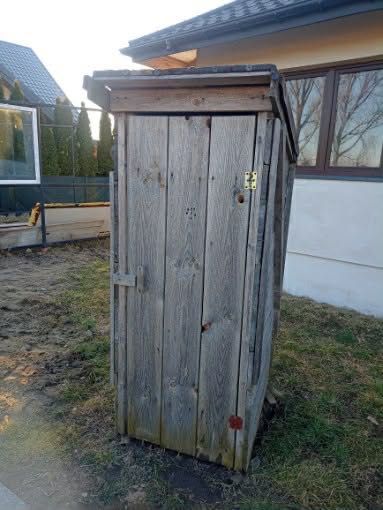 Toaleta drewniana- na budowę