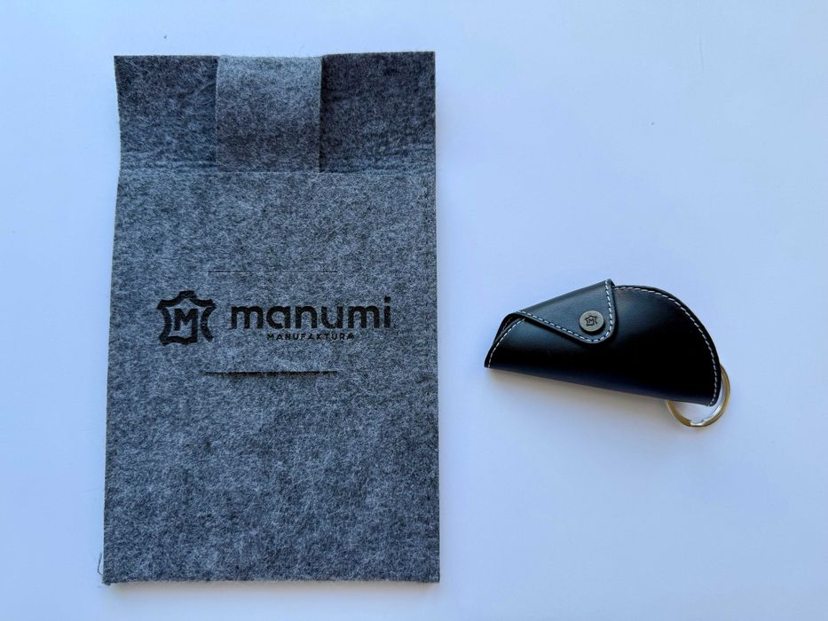 Key Jacket pokrowiec na klucze Miler czarny skórzany 100% skóra manufaktura Menswear Manumi
