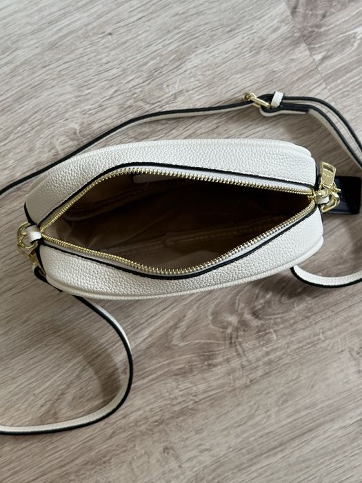 Женская сумка белого цвета Coach/Коуч