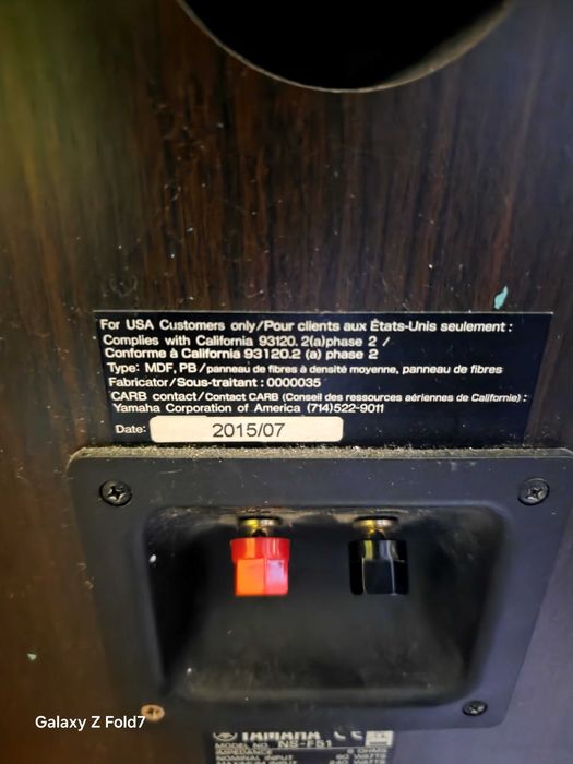 Głośniki Yamaha dwie duże kolumny i 3 małe okazja a