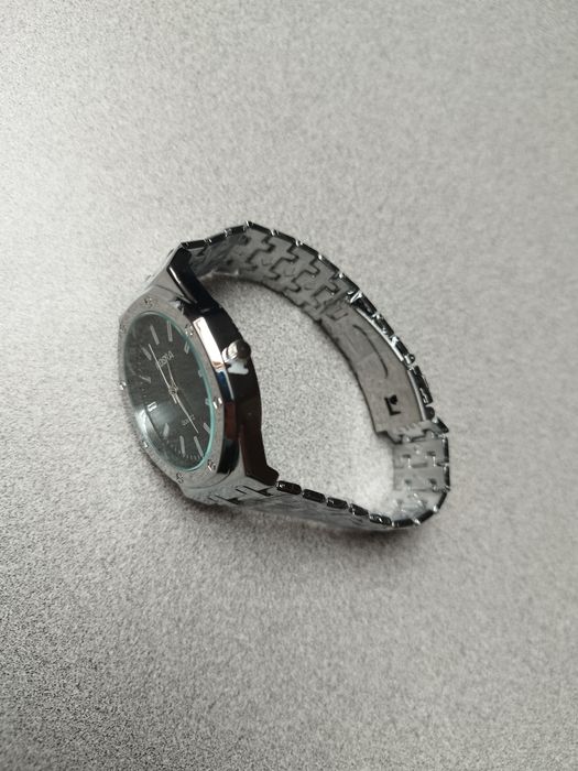 Relógio quartzo de aço