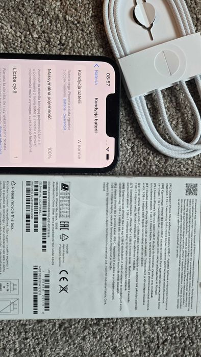 Nowy iPhone 16E 128gb, bez blokad - gwarancja