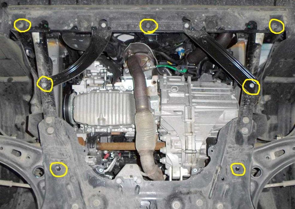 Защита Двигателя Jeep Compass Cherokee KL Patriot Renegade