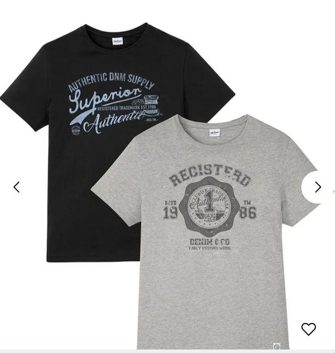 5szt XL męskie koszulki nowe 100% bawełna