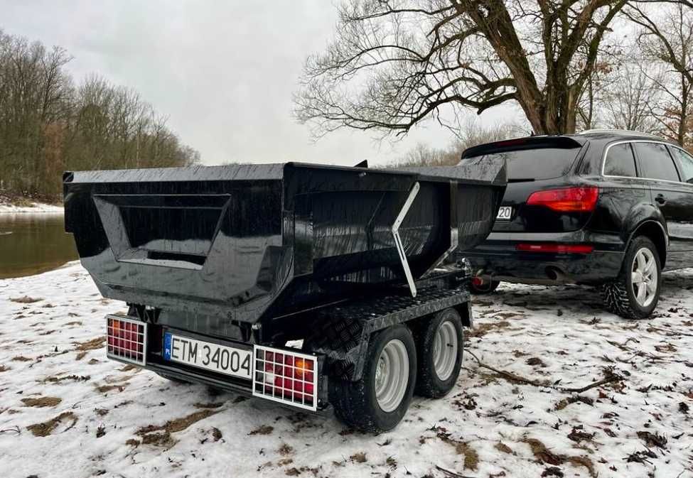 Przyczepa z wywrotem pod quada, utv, auto, ciągnik