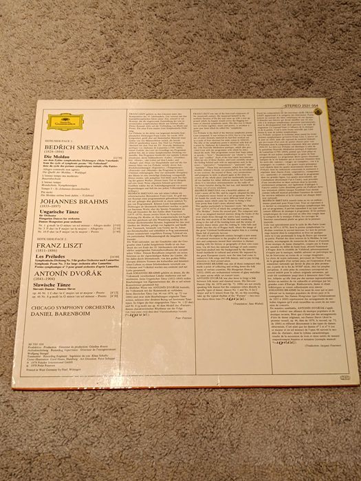 Disco Vinil "Deutsche Grammopho nChicago Symphony Orchestra"