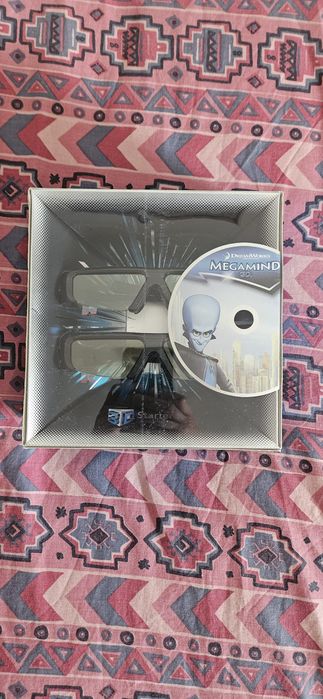 Kit Oculos 3D Samsung + megamind blu-ray (NOVO)
