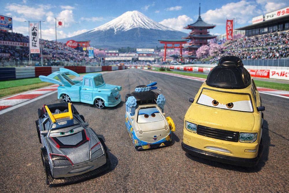 Japończycy z Auta Cars. KABUTO / Pinion Tanaka/SUMO +1 + Zlomek gratis