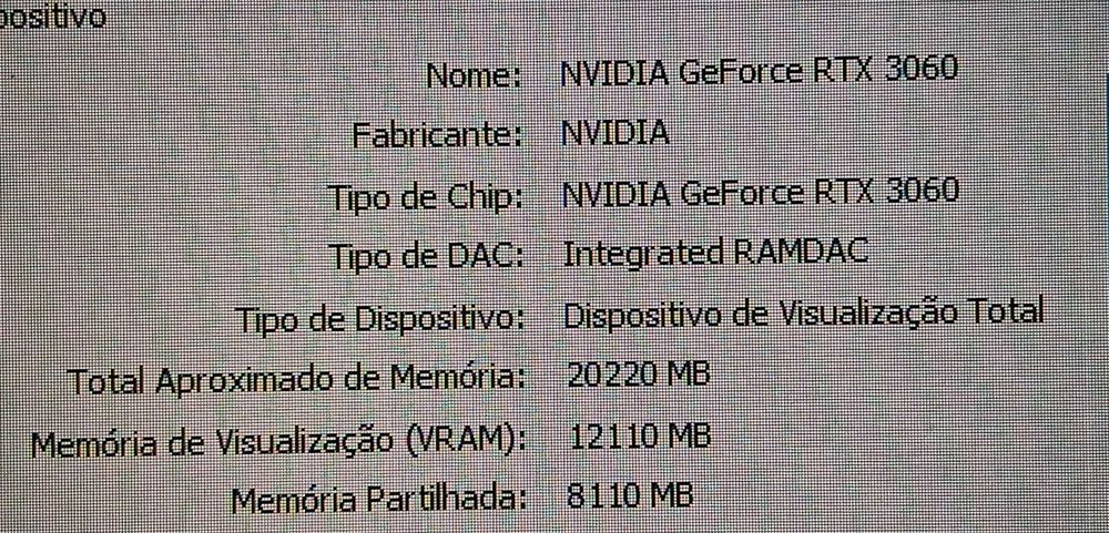 Pc i7-11700F 11th Gen, 16 GB RAM, NVIDIA GeForce RTX 3060, 12 GB VRAM