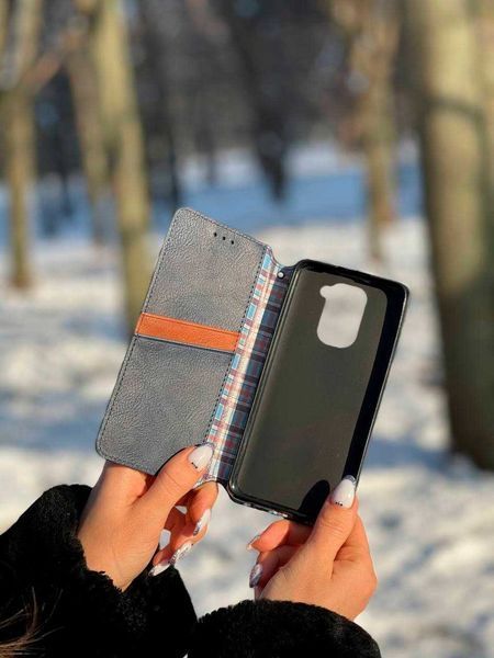 Чохол книжка Premium з 3D тисненням у вигляді кубіка Xiaomi Redmi 10