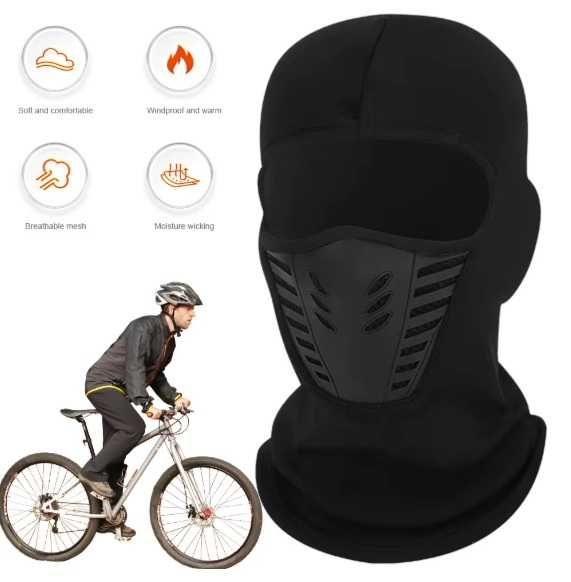 kominiarka maska Ninja termiczna na rower gogle hulajnogę skuter narty