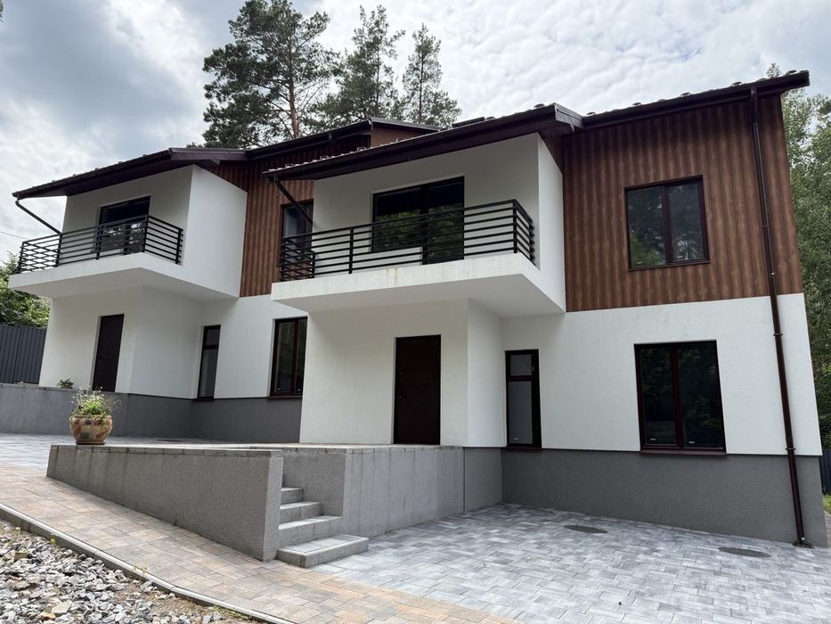 Без Комісії,Дуплекс вЛІСІ,135м2./2,7сот./4кім./с.Глеваха/Є-оселя